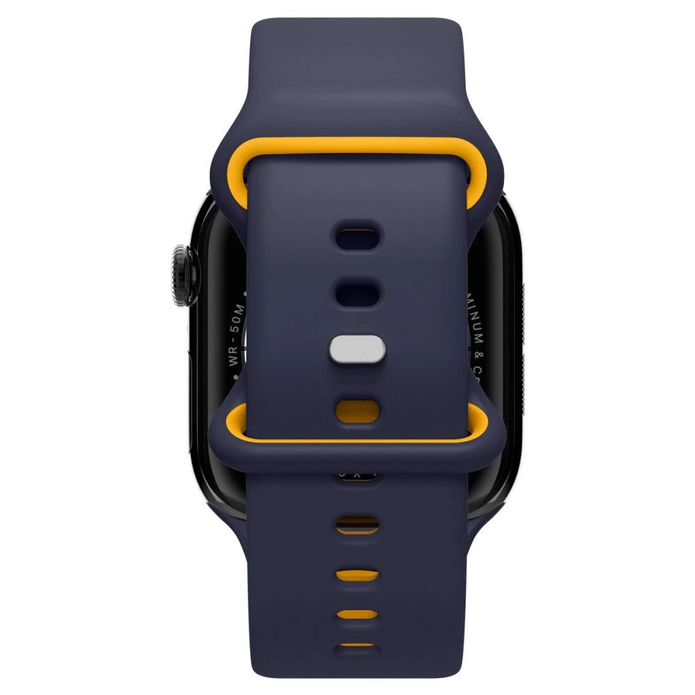 Spigen Nano Pop Strap for Apple Watch 40/41/42 mm - Navy Blue/Orange_2