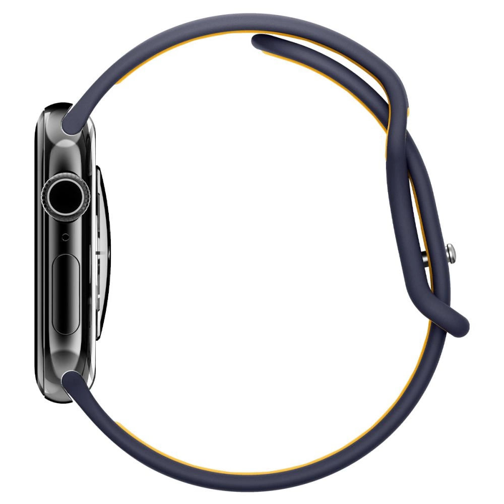 Spigen Nano Pop Strap for Apple Watch 40/41/42 mm - Navy Blue/Orange_3