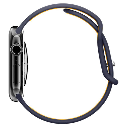 Spigen Nano Pop Strap for Apple Watch 40/41/42 mm - Navy Blue/Orange_3