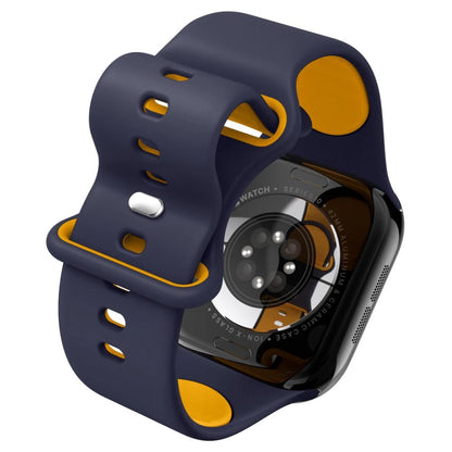 Spigen Nano Pop Strap for Apple Watch 40/41/42 mm - Navy Blue/Orange_6