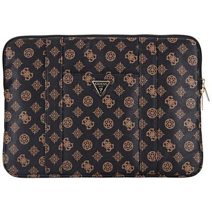 Guess Sleeve Peony Pocket Triangle 14" Laptop Bag - Black_0
