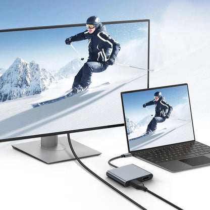 Tech-Protect HB08 4in1 USB-C + USB2.0 + 2 x HDMI 4K 60HZ adapter - gray_4