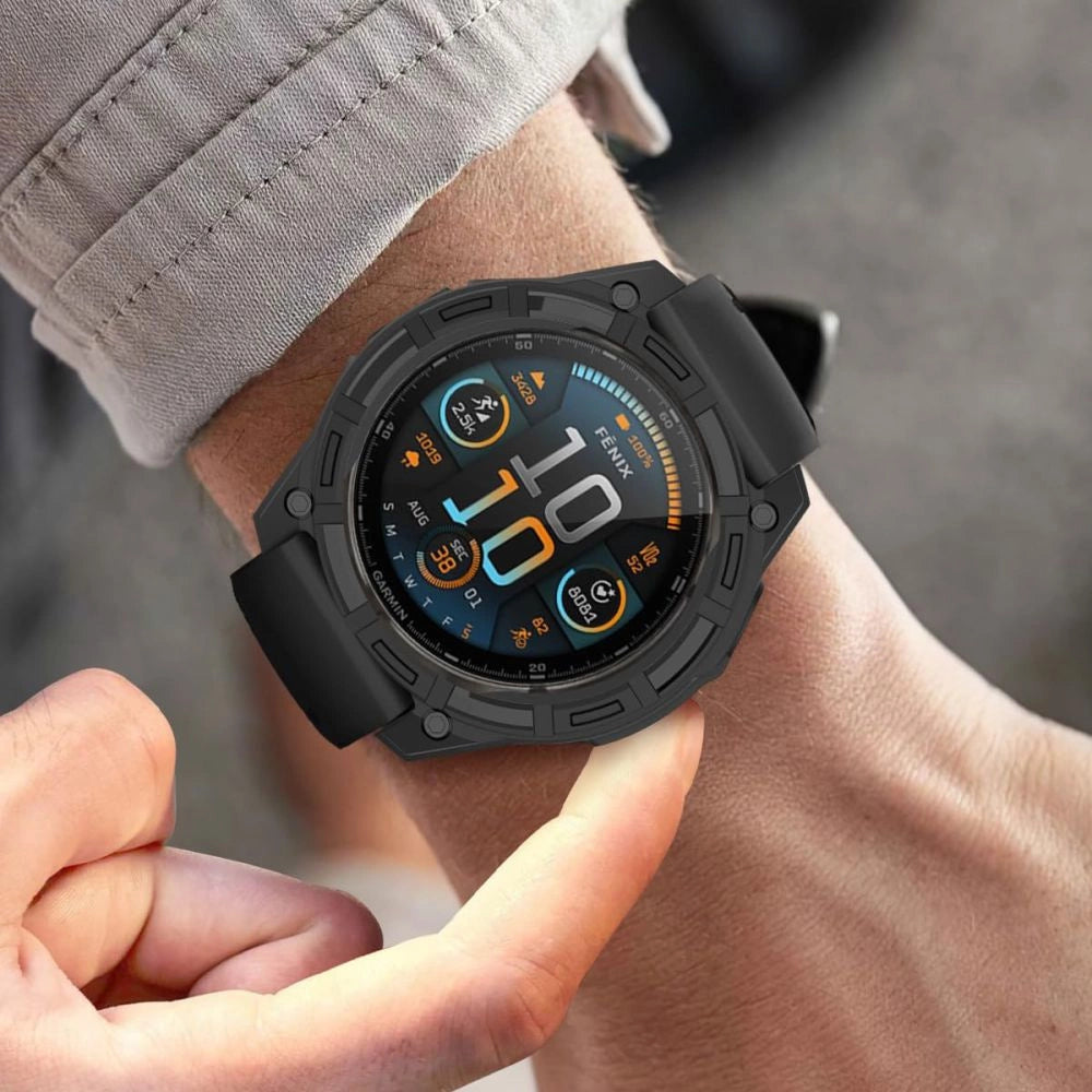 Tech-Protect Defense Air Case for Garmin Fenix 7X / 7X Pro - Black_2