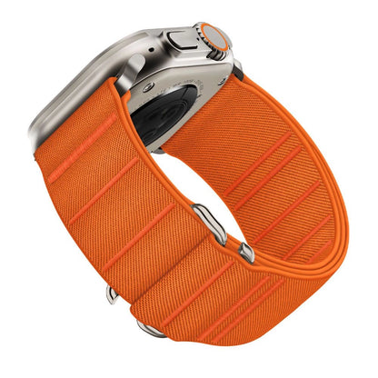Tech-Protect Nylon Strap for Apple Watch 44 / 45 / 46 / 49 mm - Orange_2