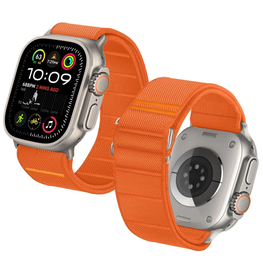 Tech-Protect Nylon Strap for Apple Watch 44 / 45 / 46 / 49 mm - Orange_3