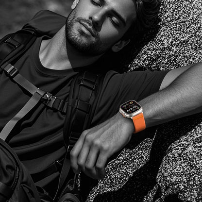 Tech-Protect Nylon Strap for Apple Watch 44 / 45 / 46 / 49 mm - Orange_5