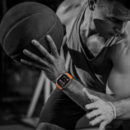 Tech-Protect Nylon Strap for Apple Watch 44 / 45 / 46 / 49 mm - Orange_6