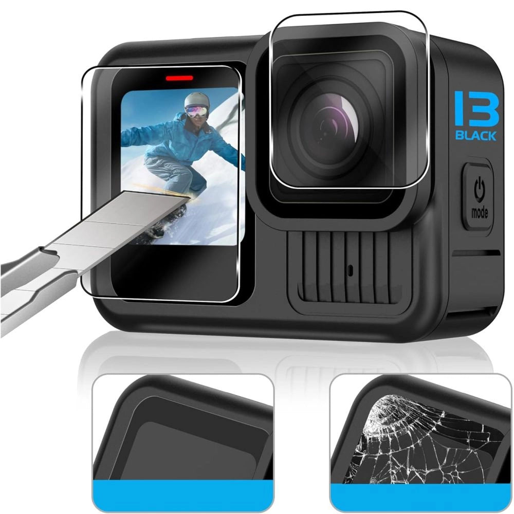 Tech-Protect Glass Fit+ 2-pack tempered glass for GoPro Hero 9 / 10 / 11 / 12 - transparent_2