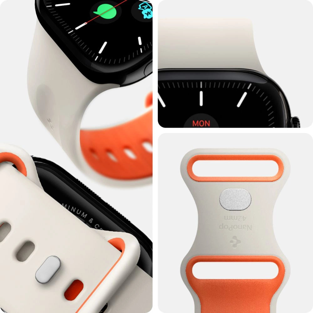 Spigen Nano Pop Strap for Apple Watch 40/41/42 mm - Beige_7