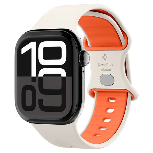 Spigen Nano Pop Strap for Apple Watch 44/45/46/49 mm - Beige-Orange_0