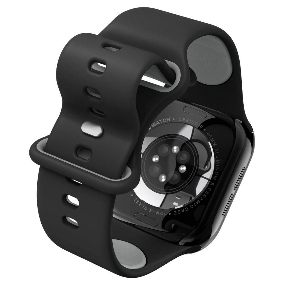 Spigen Nano Pop Strap for Apple Watch 44 / 45 / 46 / 49 mm - Black and Gray_6