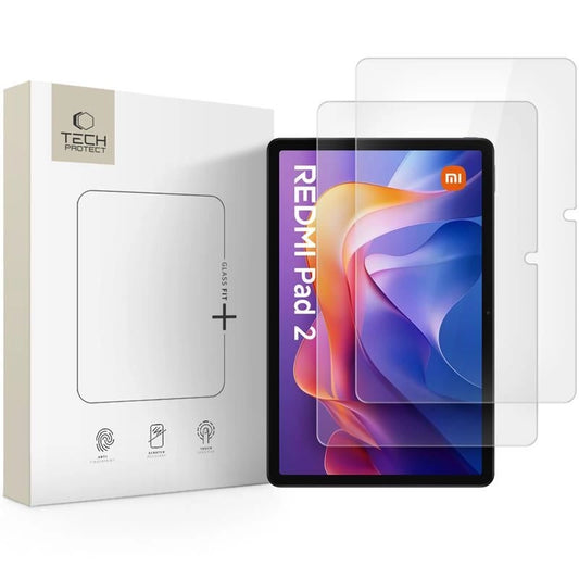 Tech-Protect Glass Fit+ 2-pack tempered glass for Xiaomi Redmi Pad 2 11.0 / SE 11.0 - transparent_0