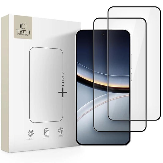 Tech-Protect Glass Fit+ 2-pack tempered glass for Xiaomi Poco F7 5G - black_0