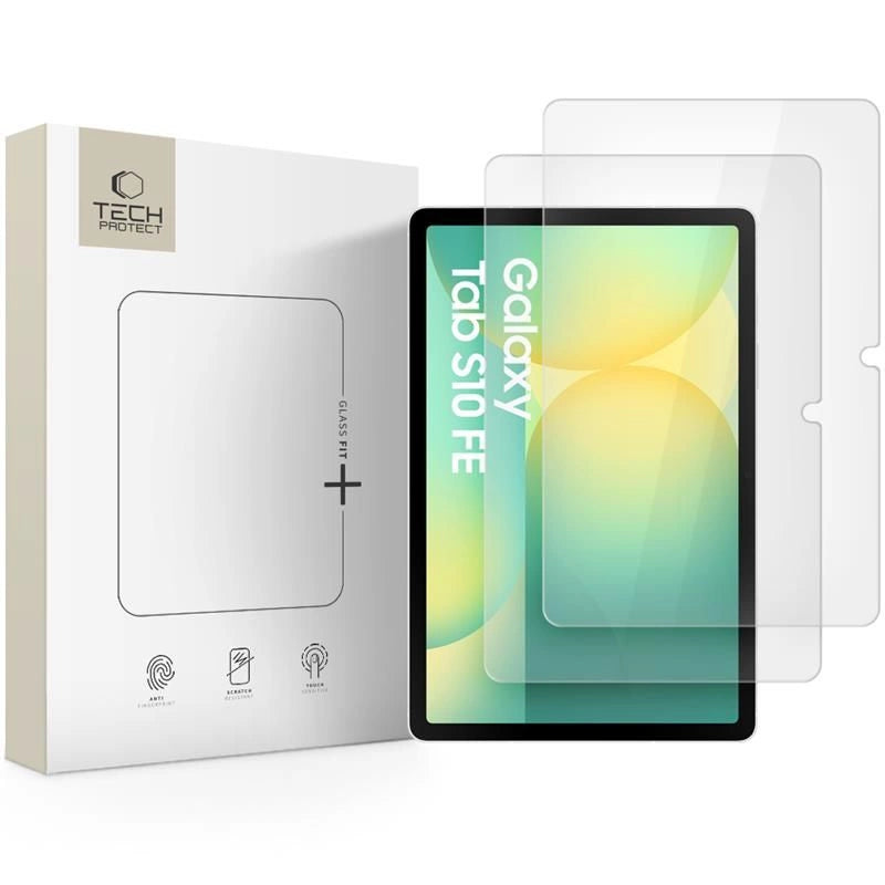 Tech-Protect Glass Fit+ 2-pack tempered glass for Samsung Galaxy Tab S7 / S8 / S9 11.0 / S9 FE / S10 FE 10.9 - transparent_0