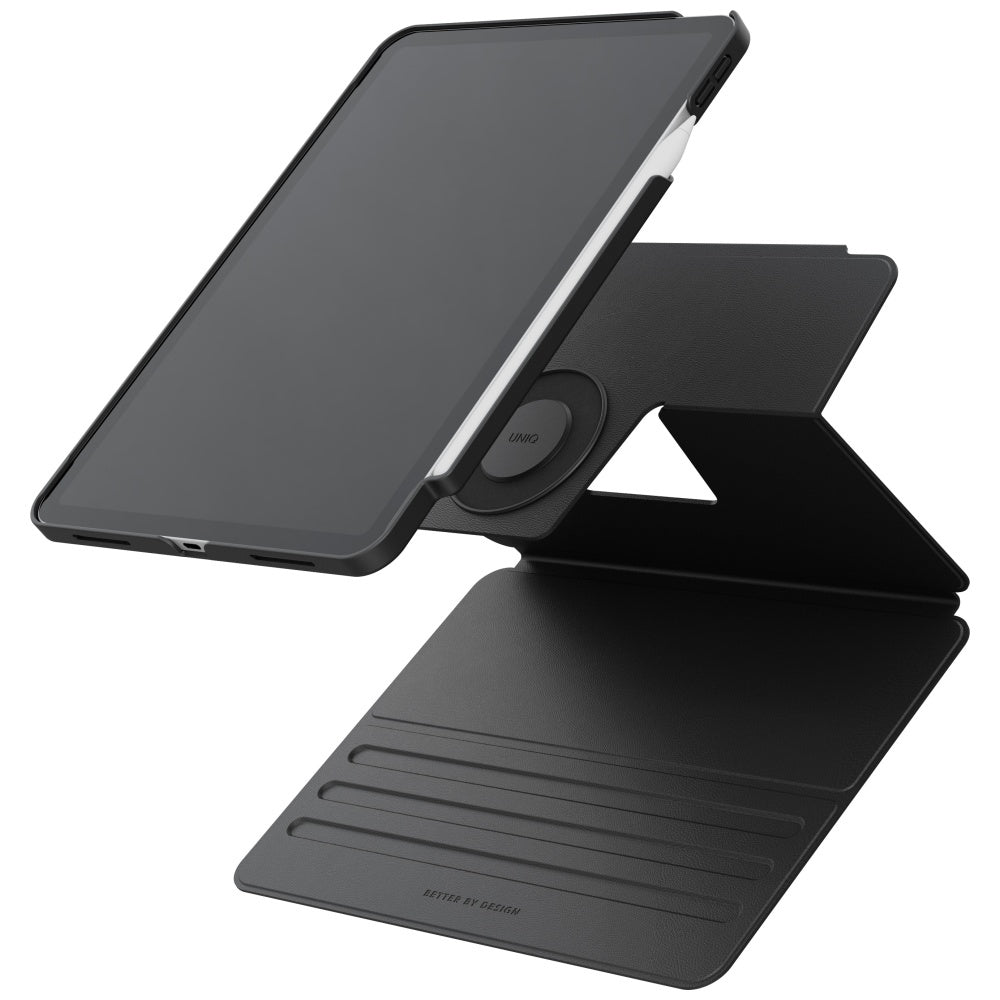 Uniq Rovus Snapmount Magnetic 360 Rotating Detachable Case for iPad Air 11" 2024 / 2025 / iPad Air 10.9" 2020 / 2022 - black_4