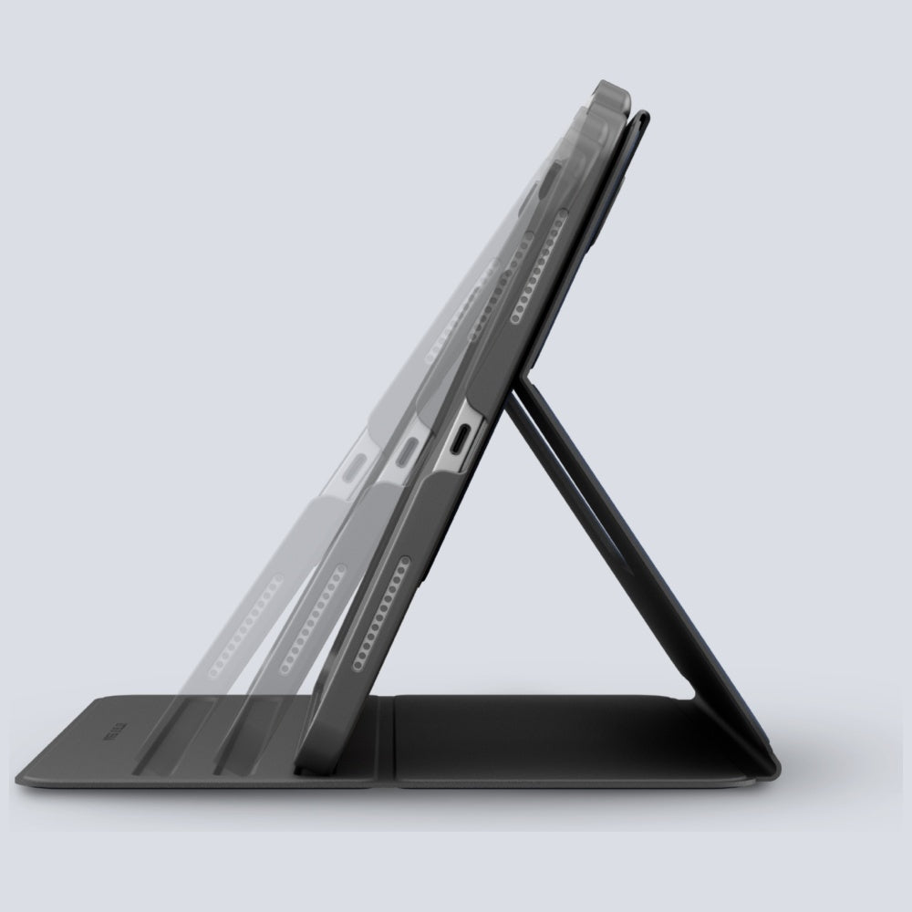 Uniq Rovus Snapmount Magnetic 360 Rotating Detachable Case for iPad Air 11" 2024 / 2025 / iPad Air 10.9" 2020 / 2022 - black_8
