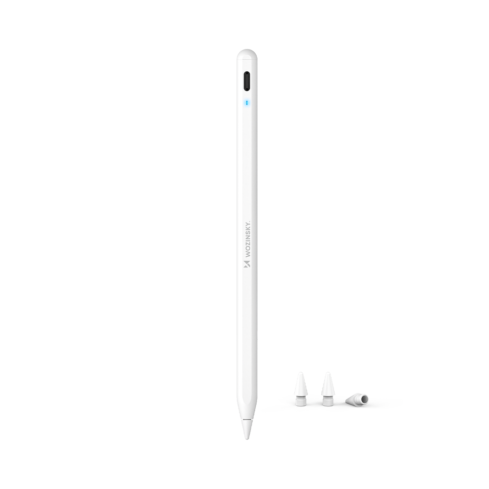 Wozinsky WRA-08 Stylus for iPad USB-C Fast Charging - White_1