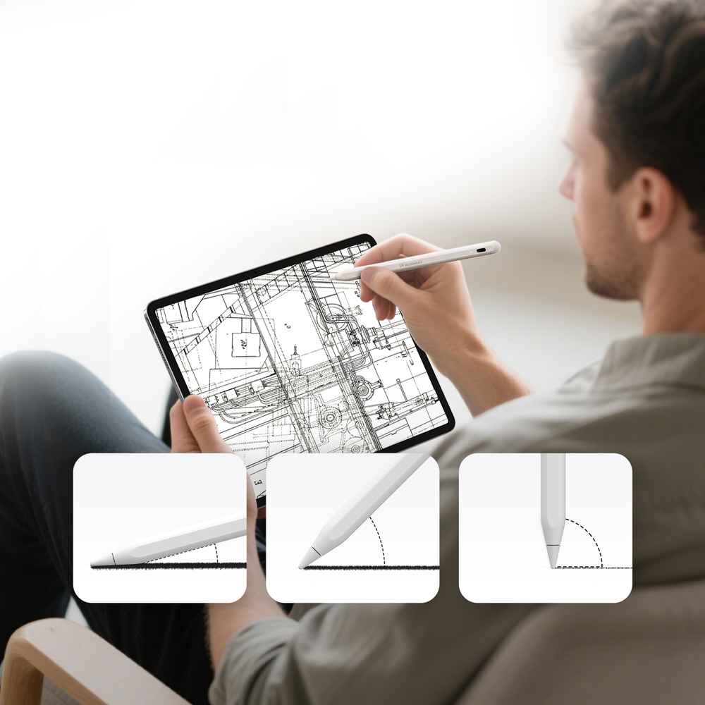Wozinsky WRA-08 Stylus for iPad USB-C Fast Charging - White_5