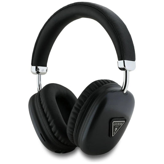 Guess Metallic Triangle Logo Over-Ear Headphones - Black_0