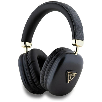 Guess Triangle Logo Over-Ear Headphones - Black_0