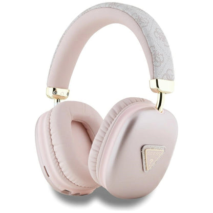 Guess Triangle Logo Over-Ear Headphones - Pink_0