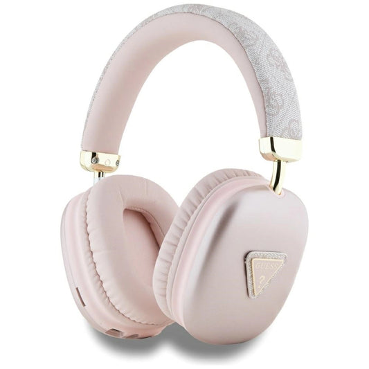 Guess Triangle Logo Over-Ear Headphones - Pink_0
