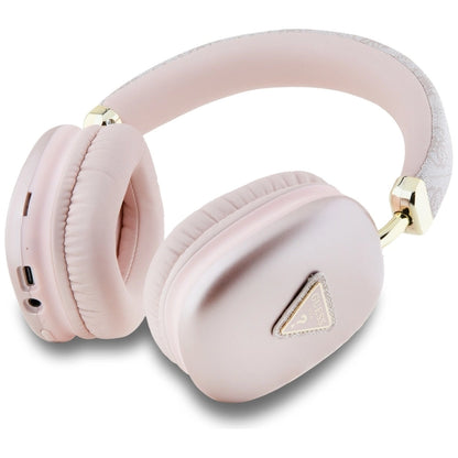 Guess Triangle Logo Over-Ear Headphones - Pink_1