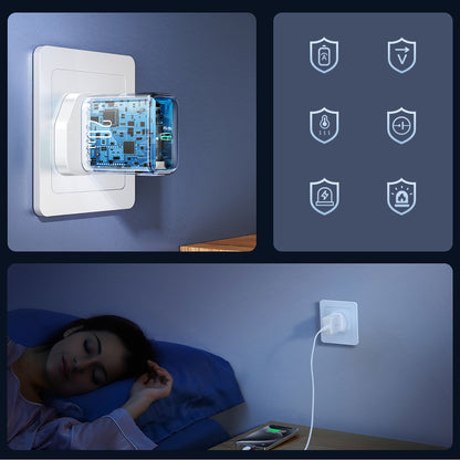 Joyroom JR-TCF20 PD 20W Wall Charger (UK Plug) - White_4