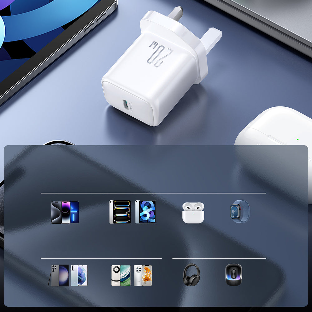 Joyroom JR-TCF20 PD 20W Wall Charger (UK Plug) - White_5