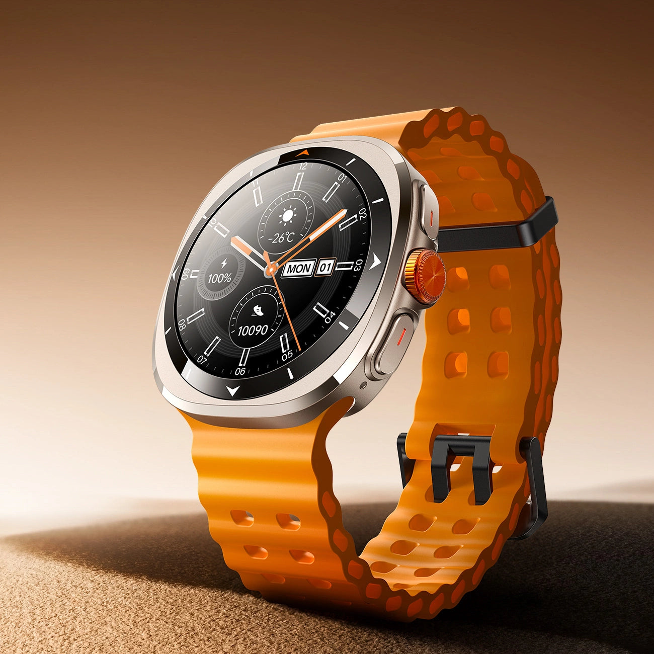 Joyroom Venture Series JR-FV2 Sport Smartwatch with Call Receiving Function - Orange_2
