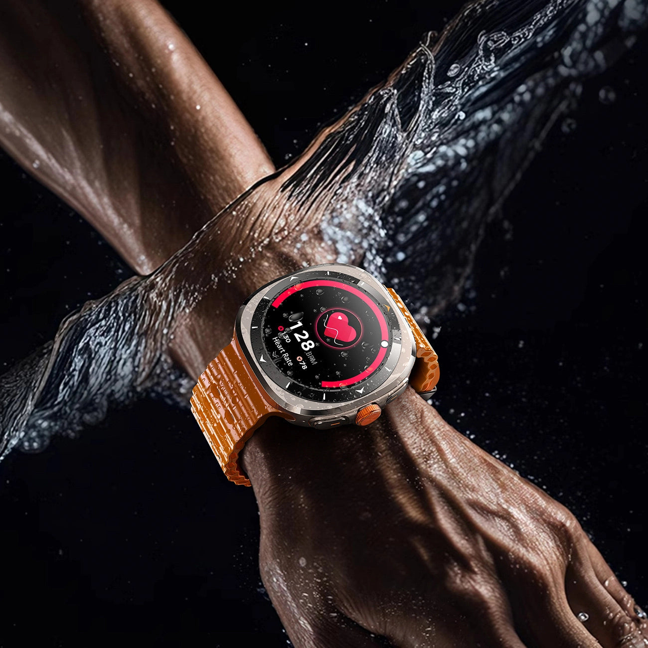 Joyroom Venture Series JR-FV2 Sport Smartwatch with Call Receiving Function - Orange_5