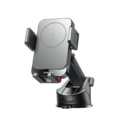 Joyroom JR-ZS241S car mount with inductive charger for dashboard - black_0