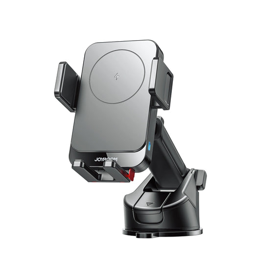 Joyroom JR-ZS241S car mount with inductive charger for dashboard - black_0