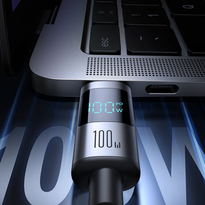 Joyroom S-A16 Pro Prism Series 100W USB-C Cable - USB-C with Digital Display 1.2m - Black_2