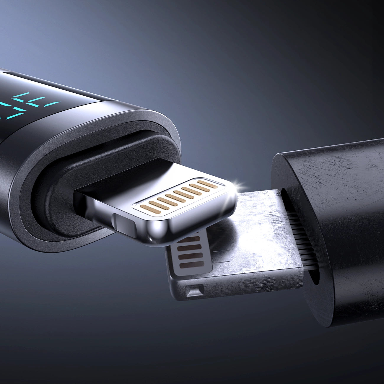 Joyroom S-A16 Pro Prism Series 30W USB-C - Lightning Cable with Display 1.2m - Black_4