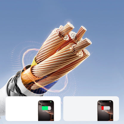Joyroom S-A28 Flash Series 60W USB-C - USB-C Cable 2m - White_2