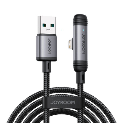 Joyroom S-A56 EnjoyX Series 90° USB-A - Lightning 3A cable 1.2m - black_0