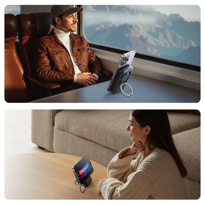 Joyroom JR-PBM02 Powerbank 22.5W 10000mAh 3in1 Magnetic Inductive Compatible with MagSafe with Built-in Cable - Black_5