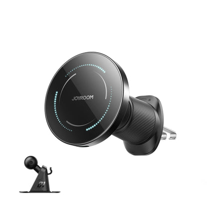 Joyroom JR-ZS502 MagSafe Compatible Car Holder with Wireless Charger for Air Vent/Dashboard - Black_0