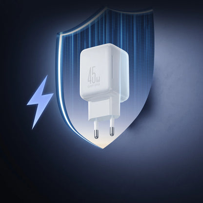 Joyroom JR-TCL05 45W GaN Wall Charger with Cable Organizer - White_8
