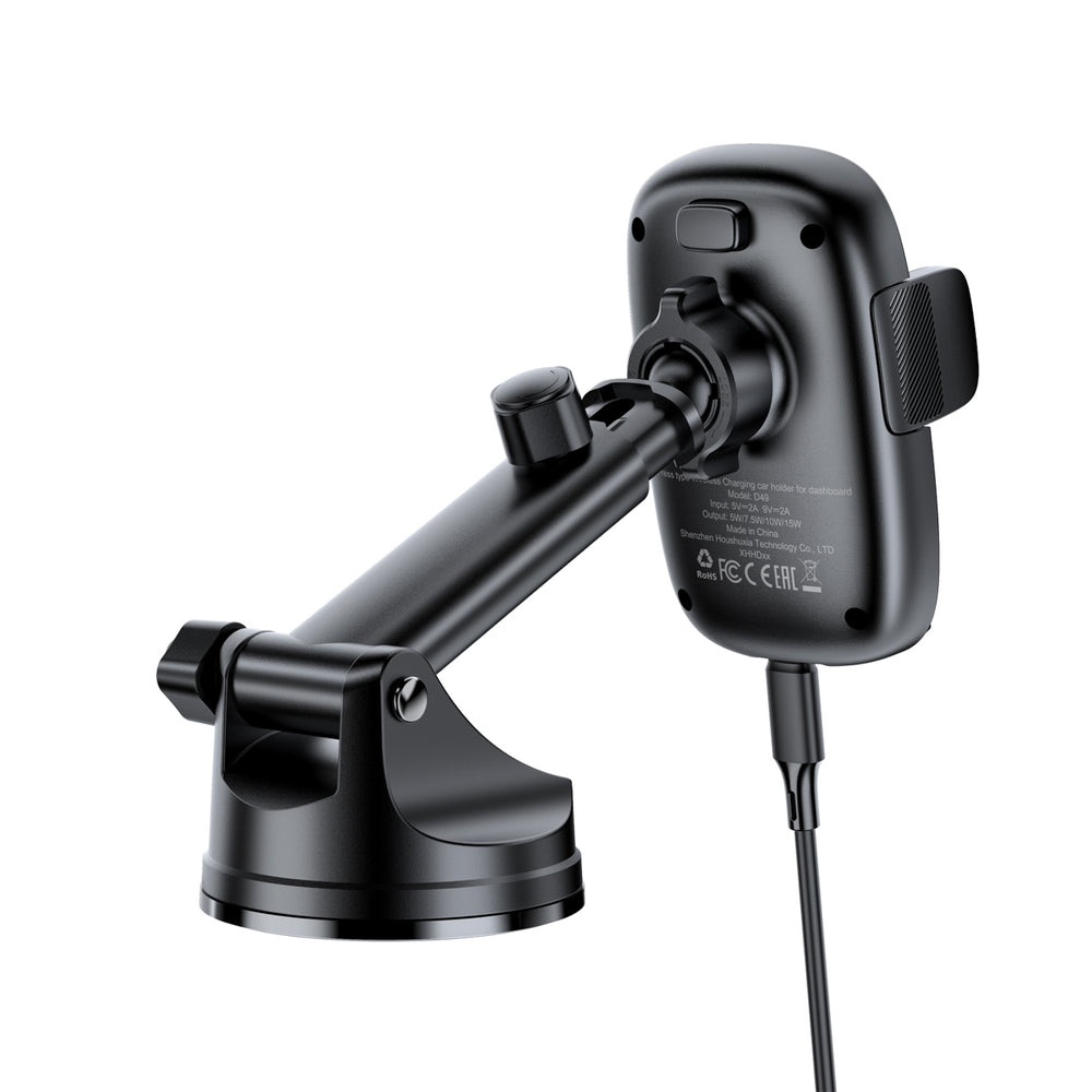 Wireless Car Charger Acefast D49, 15W, 1.67A, Black_3