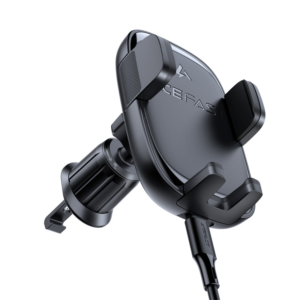 Acefast D48 Car Air Vent Mount with Wireless Charger - Black_2