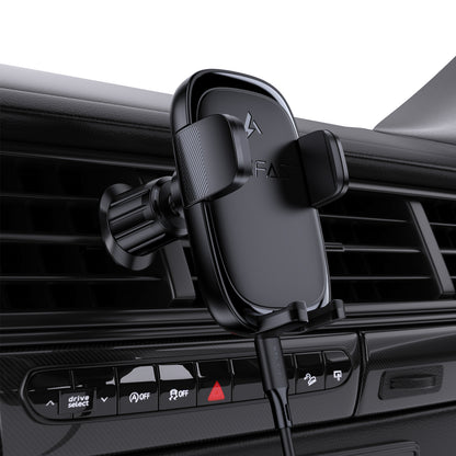Acefast D48 Car Air Vent Mount with Wireless Charger - Black_5