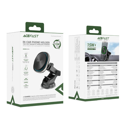 Wireless Car Charger Acefast D42, 15W, 1.67A, Silver_4