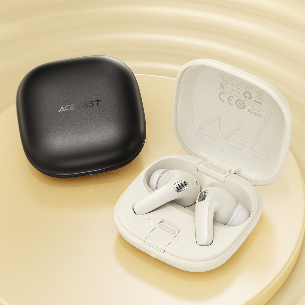 Acefast W4 TWS in-ear wireless headphones with phone stand function - white_2