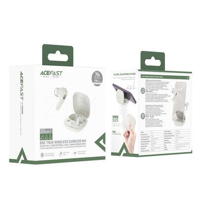 Acefast W4 TWS in-ear wireless headphones with phone stand function - white_3