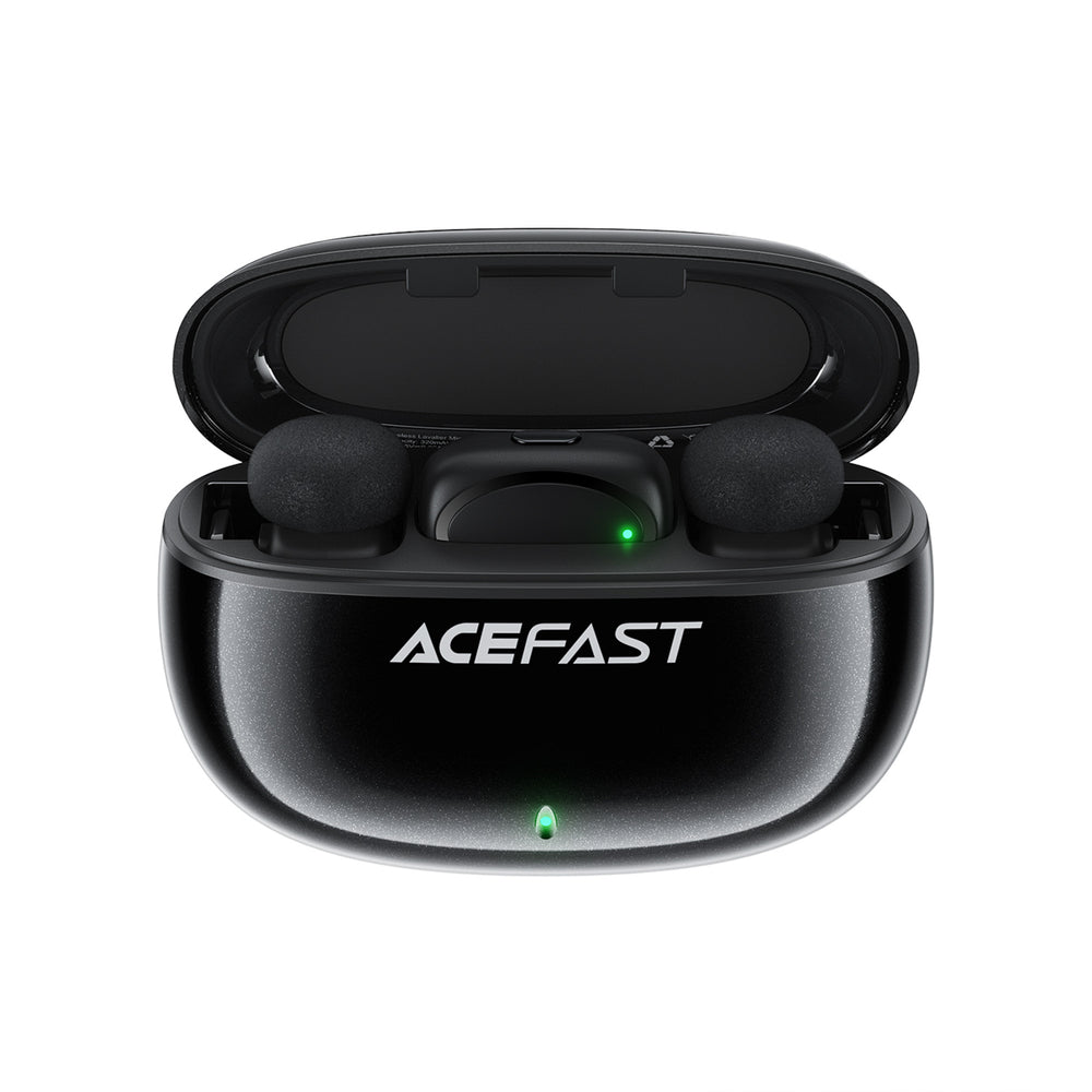 Wireless Microphone Acefast R2, USB-C, 2-Pack, Black _0