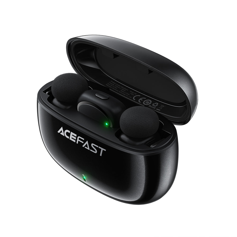 Wireless Microphone Acefast R2, USB-C, 2-Pack, Black _1