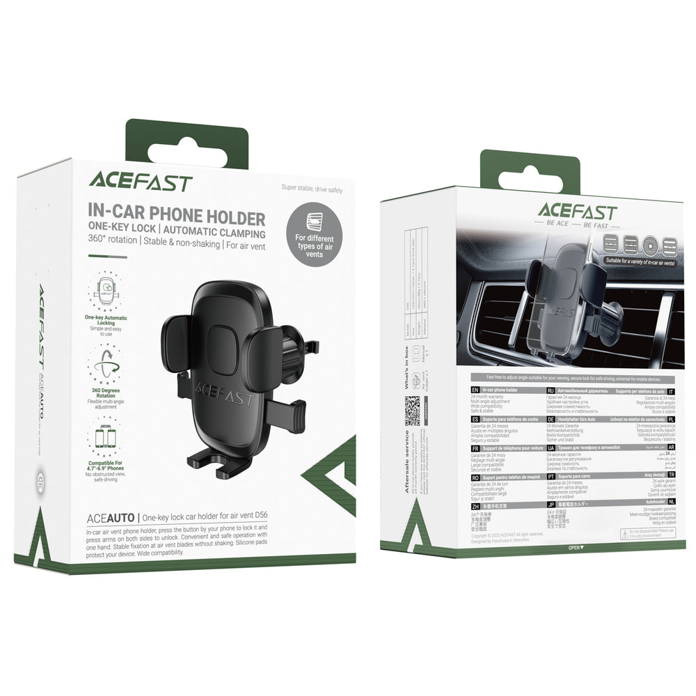 Car Holder Acefast D56, 4.7inch - 6.9inch, Black_6