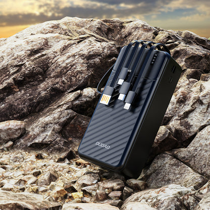 Dudao K11 Max 30000mAh Powerbank with Built-in Cables - Black_4